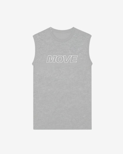 YK Move Flow Tank | GREY MARLE