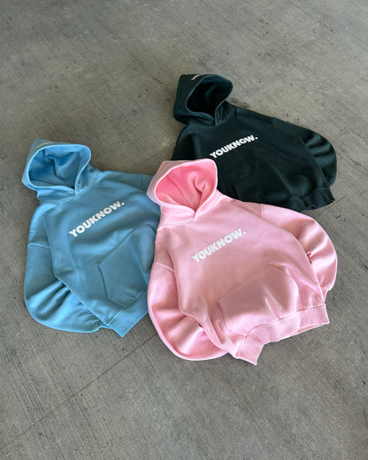 BLOCK HOODIE | Baby Blue