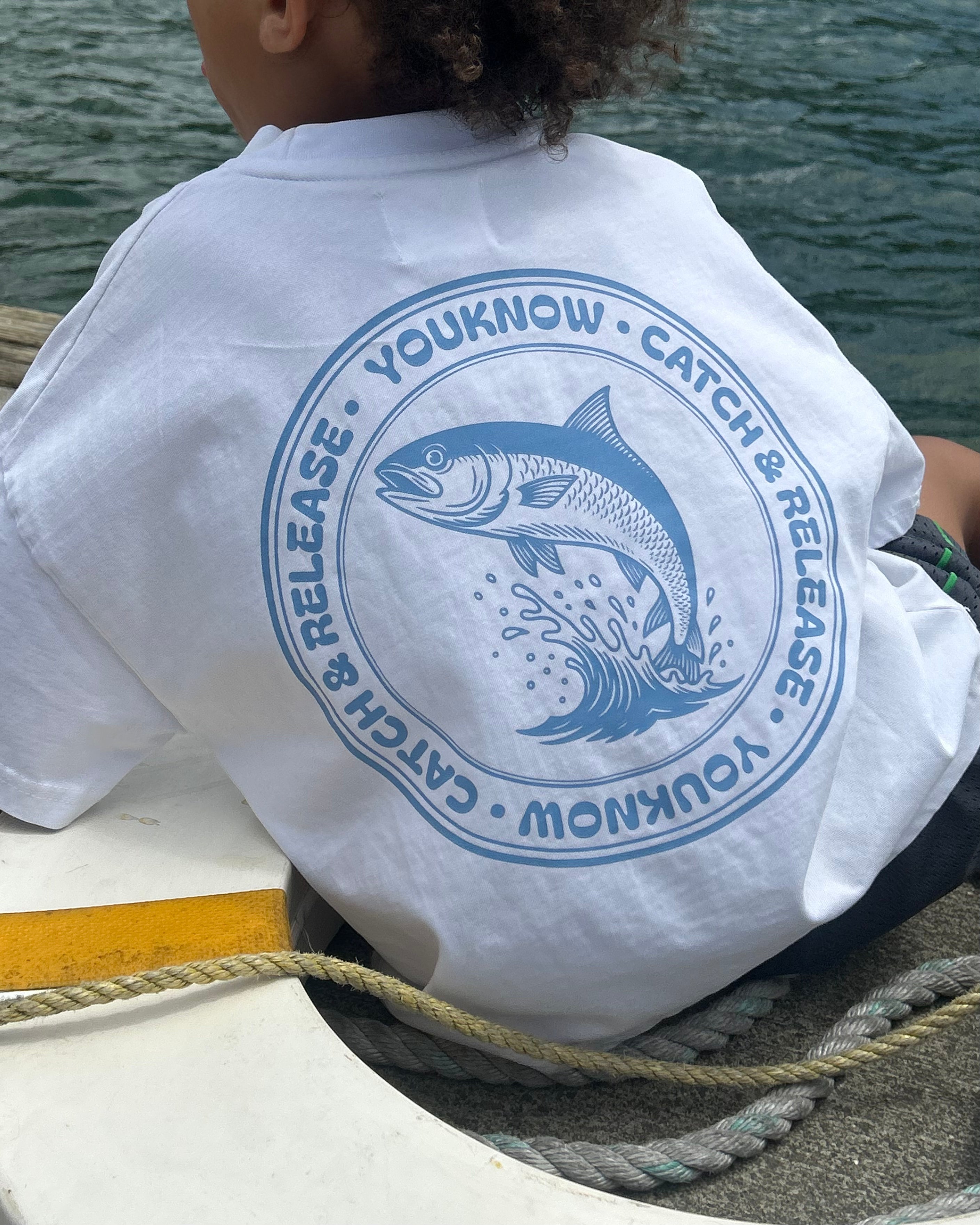 Kids Fish Shop Tee | White