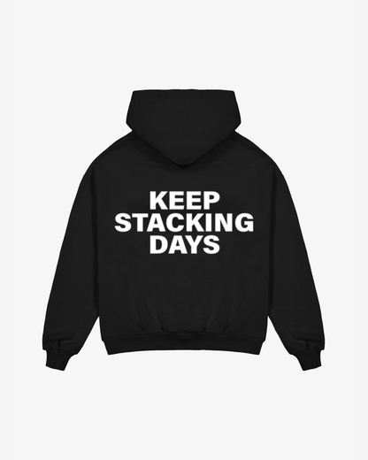 Stacking Days Hoodie | Black
