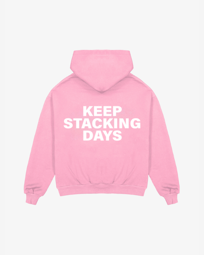 Stacking Days Hoodie | Pink