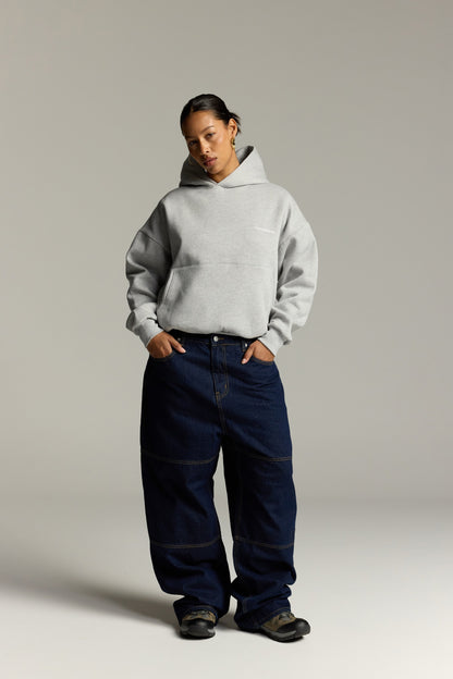 Core Box Hoodie | Heather Grey