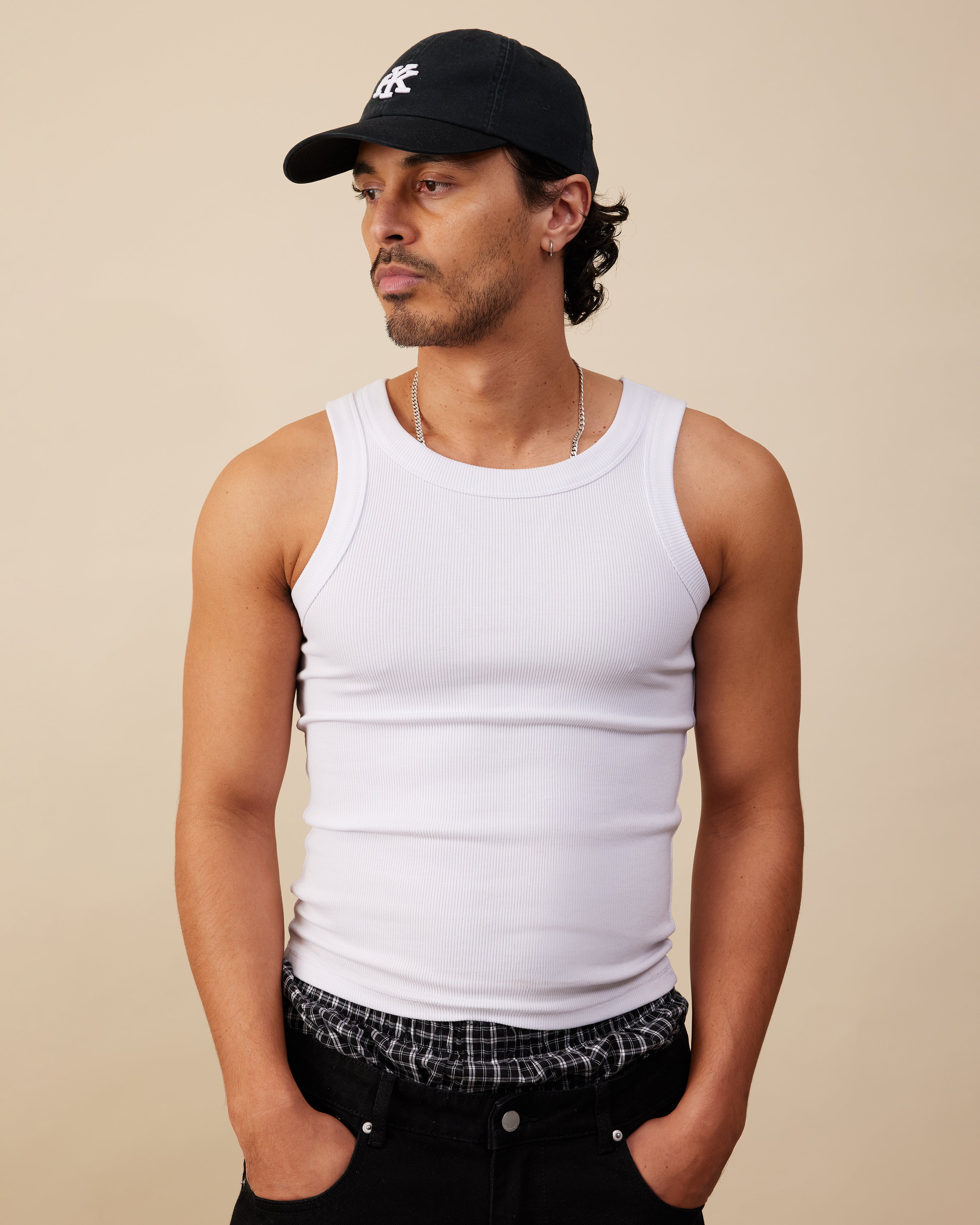 YK Dad Cap | Washed Black