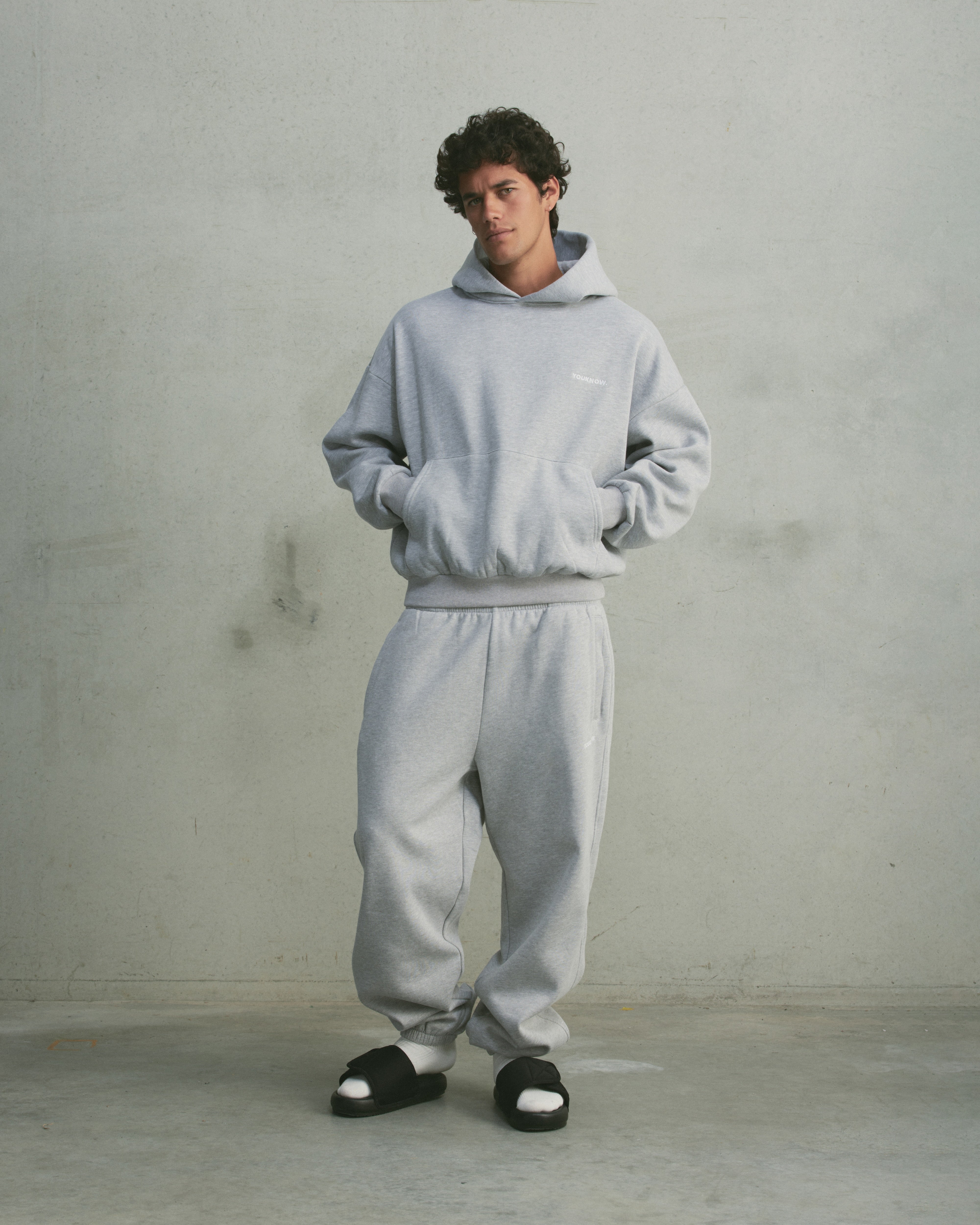 Core Cuffed Sweatpants | Heather Grey
