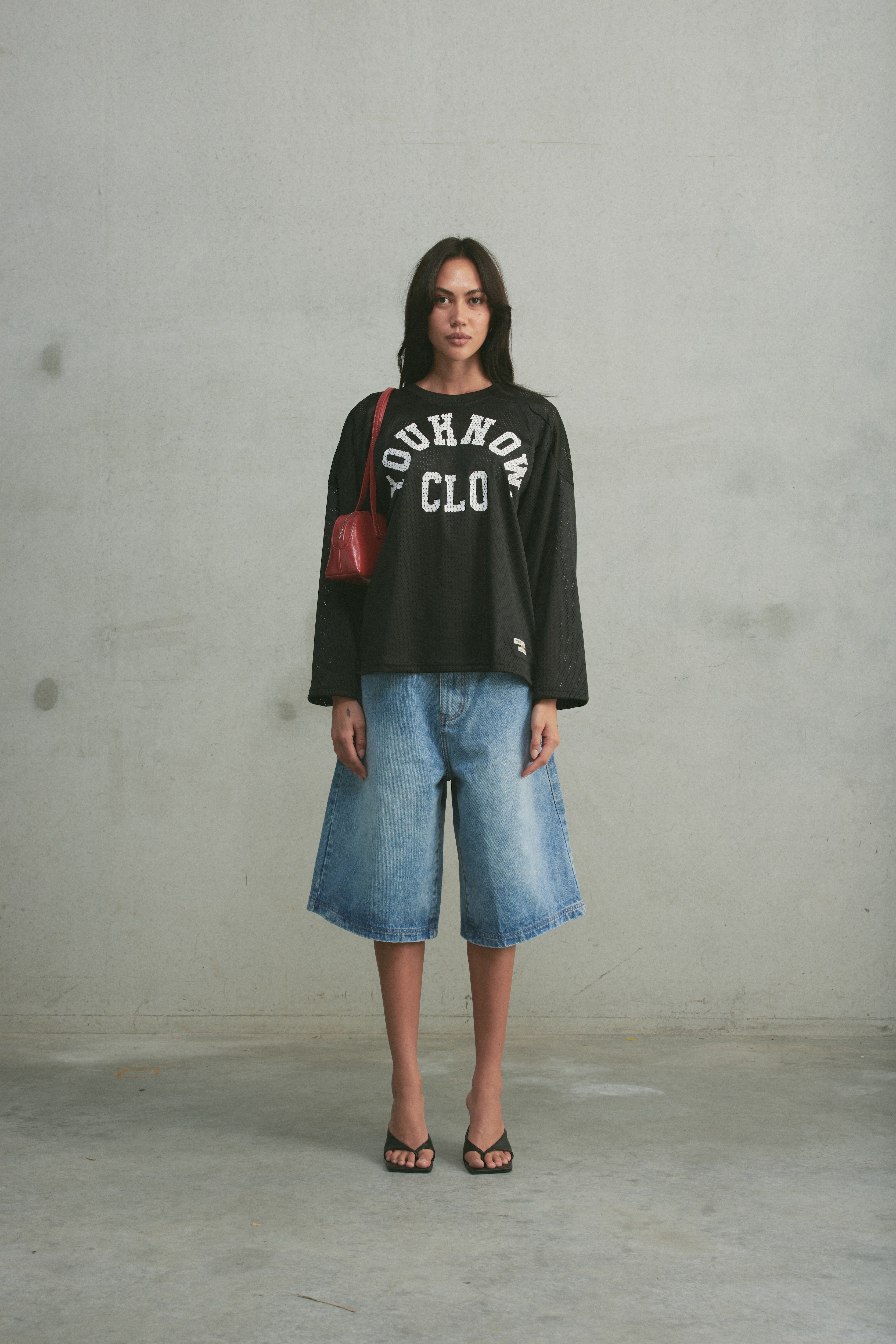 Mesh Long Sleeve | Black