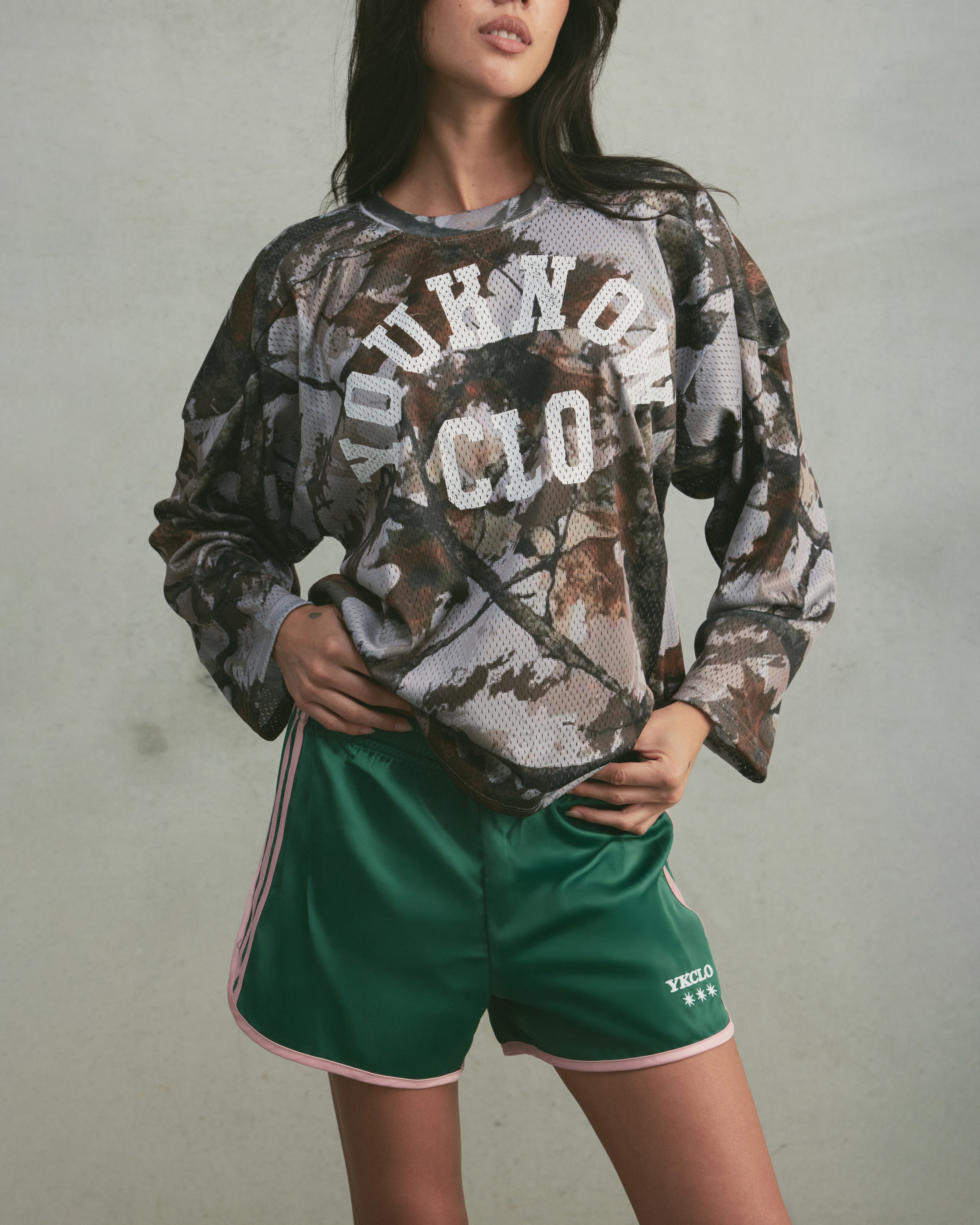 Mesh Long Sleeve | Camo