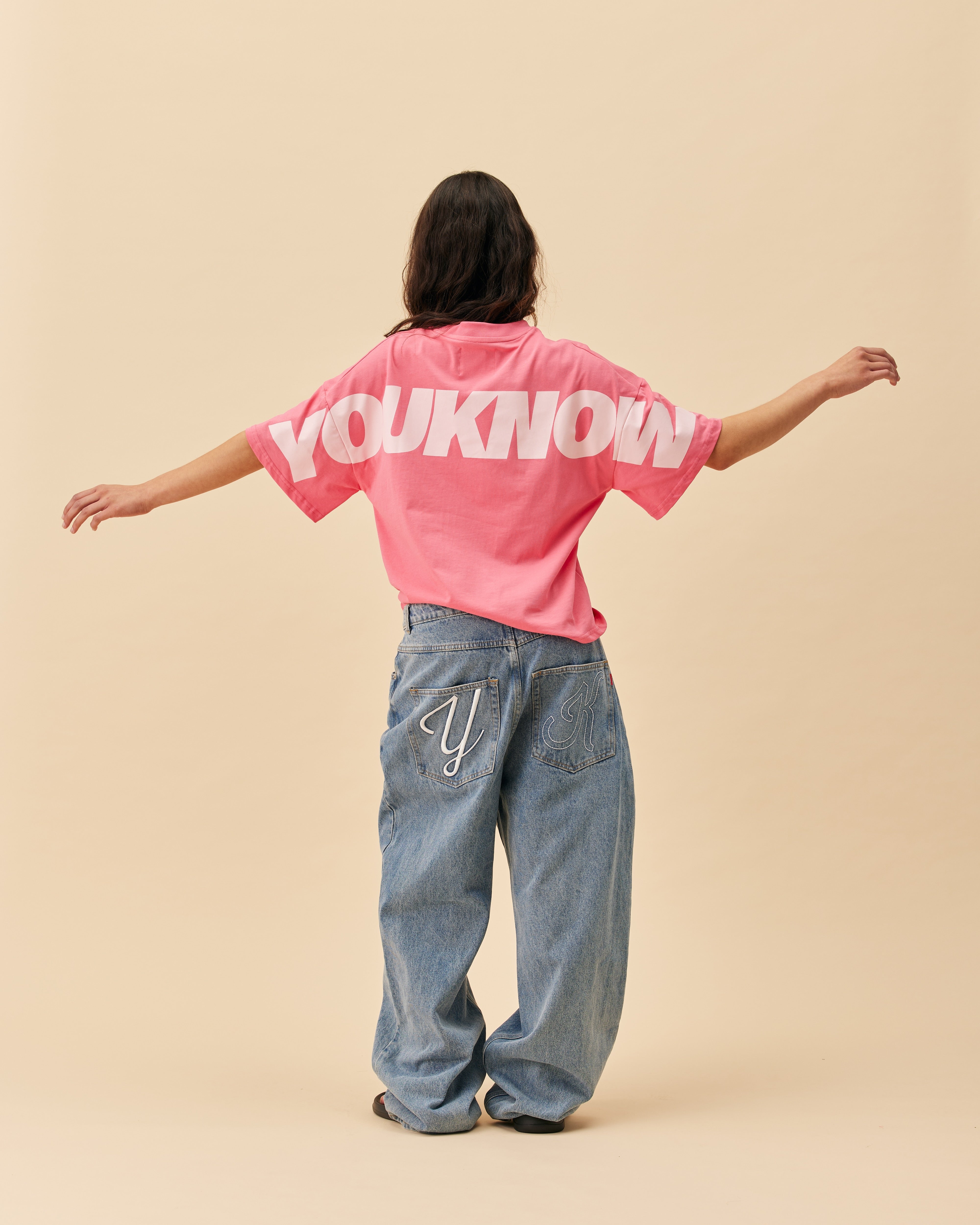 Big Back Tee | Pink
