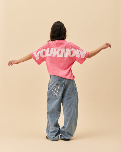 Big Back Tee | Pink