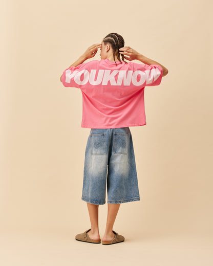 Big Back Tee | Pink