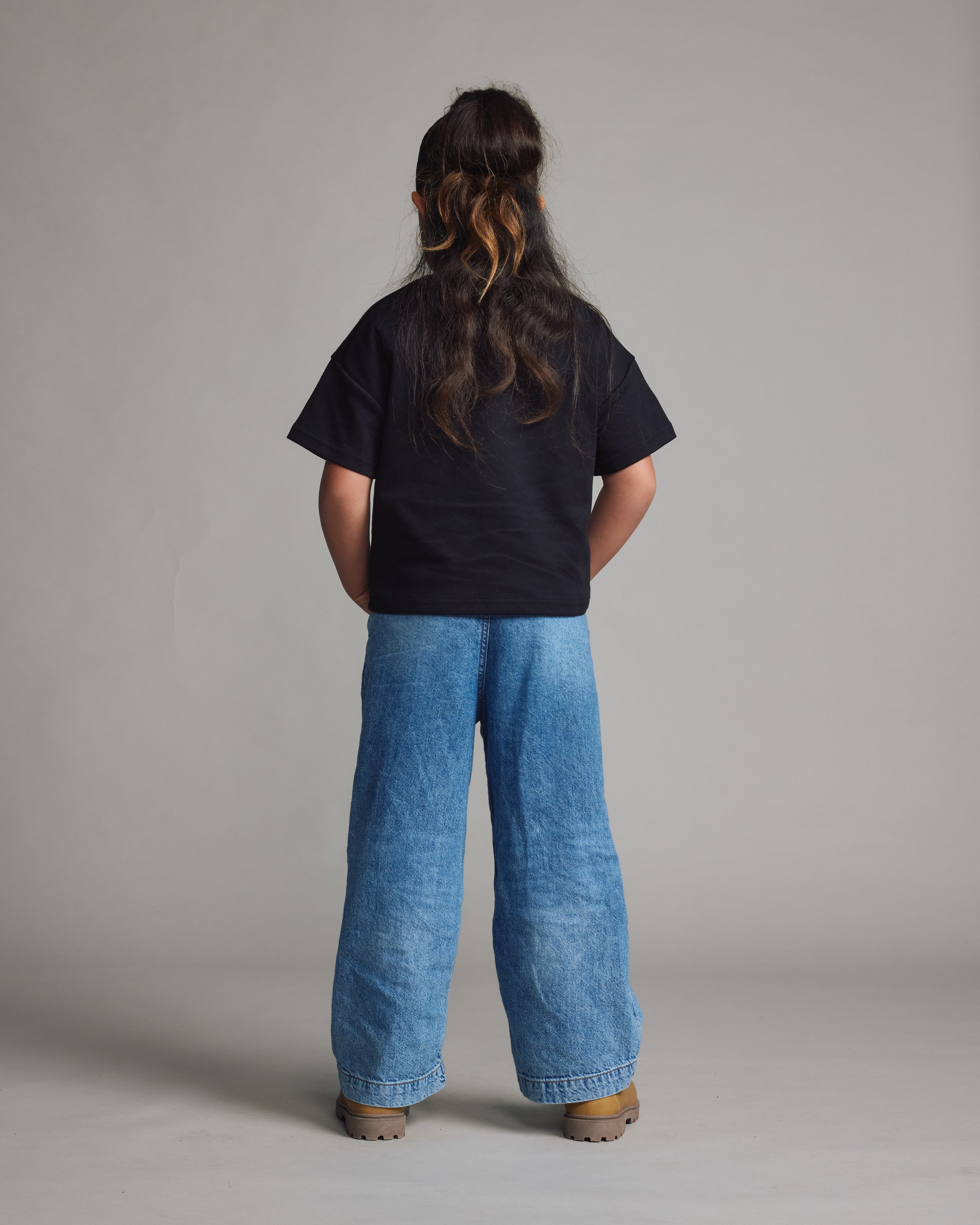 Kids Core Box Tee | Black