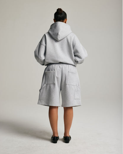 Core Zip Up Hoodie | Heather Grey