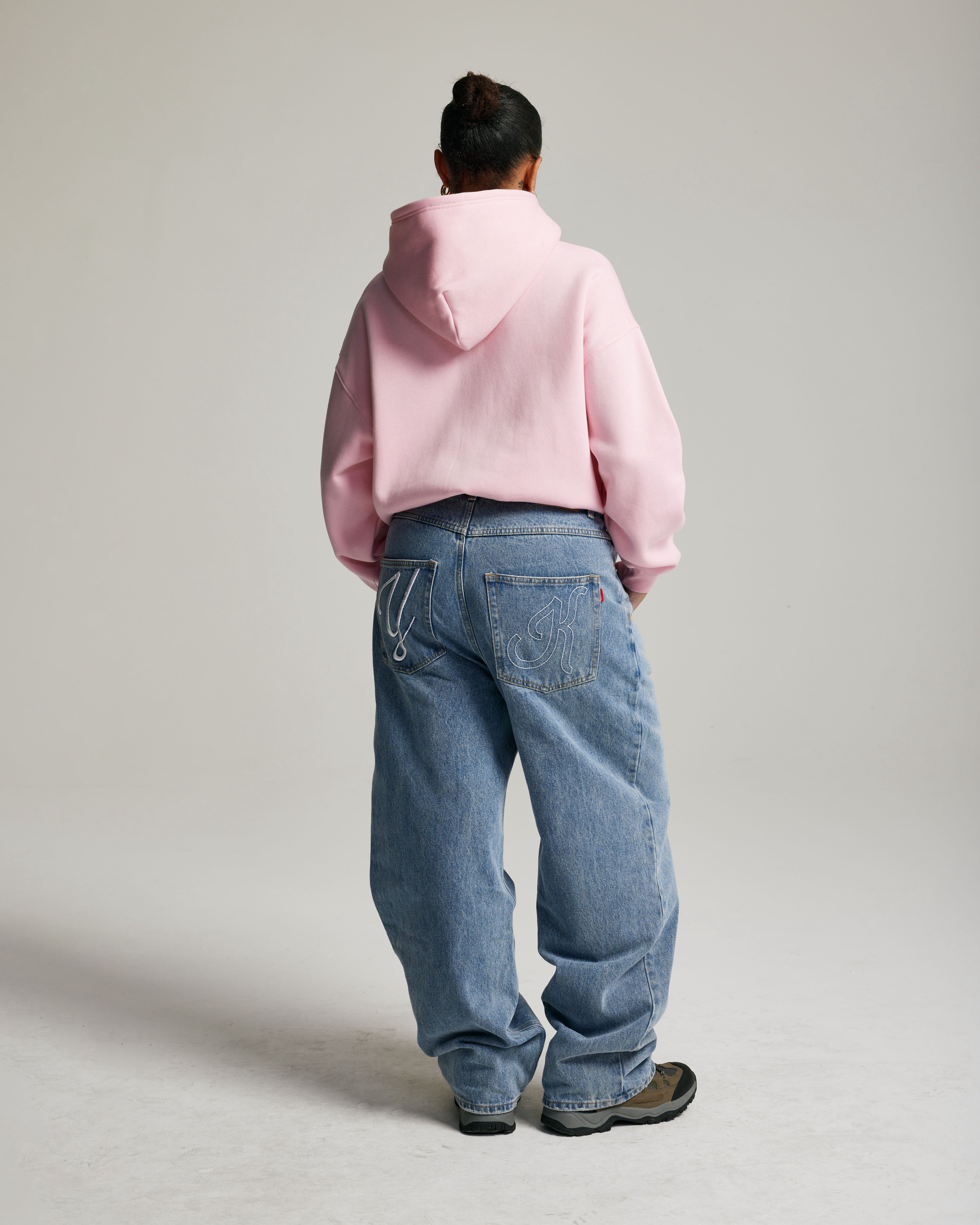 Core Zip Up Hoodie | Baby Pink