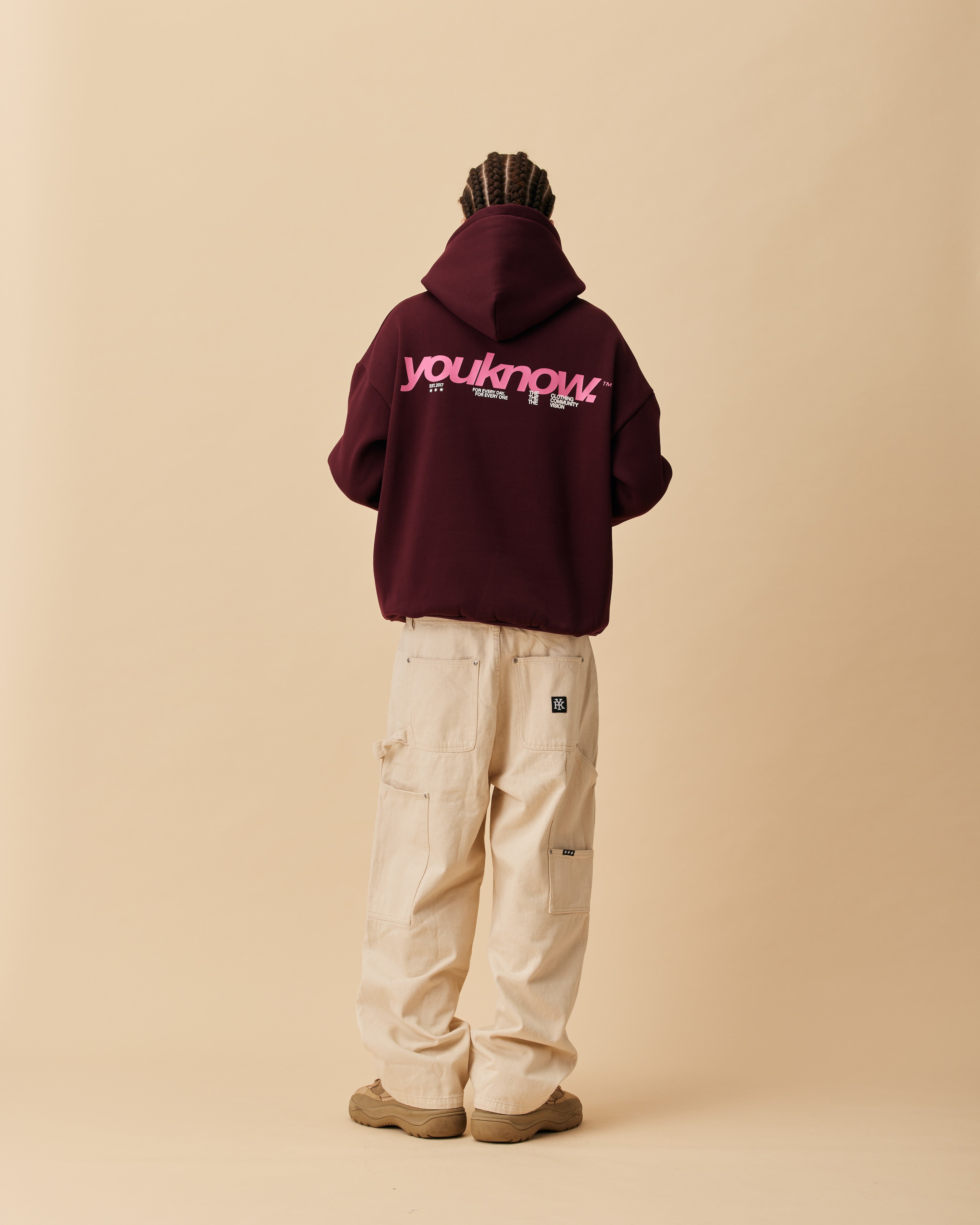 Community Hoodie | Burgundy