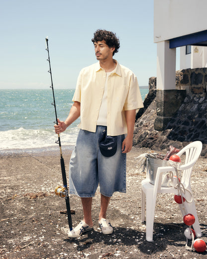 Double Pocket SS Shirt | Yellow