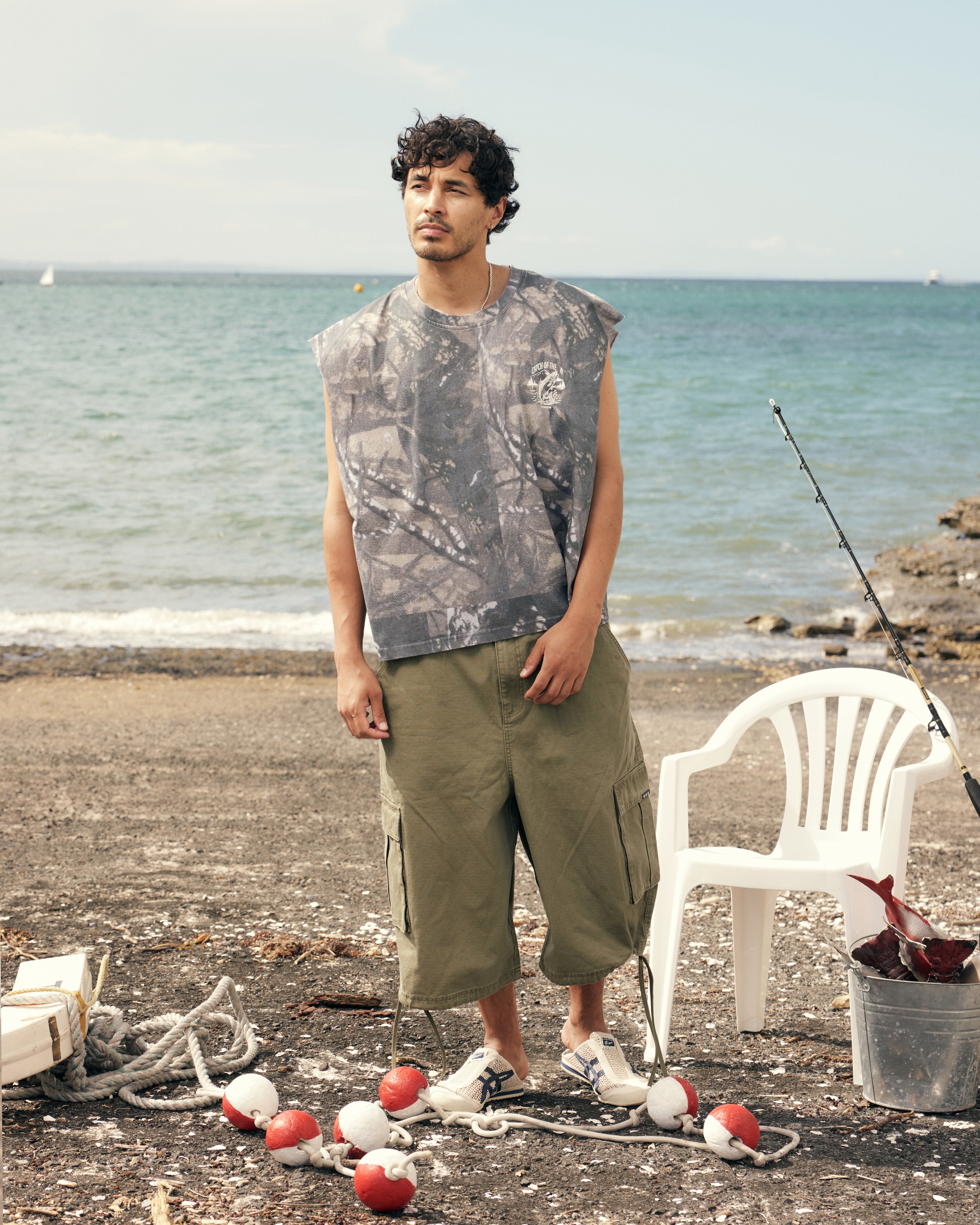 Catch of The Day Tank | Camo