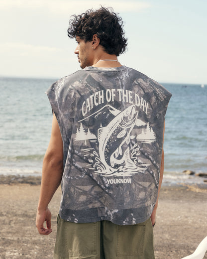 Catch of The Day Tank | Camo