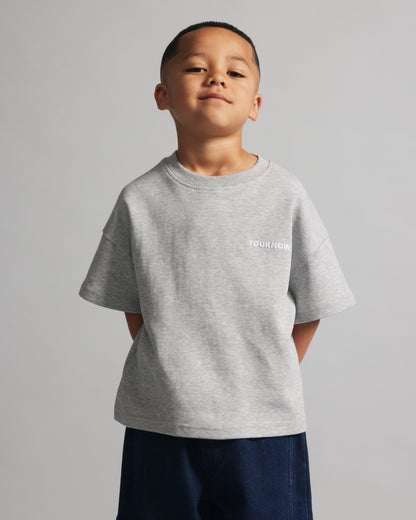 Kids Core Box Tee | GREY MARLE