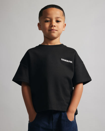 Kids Core Box Tee | Black