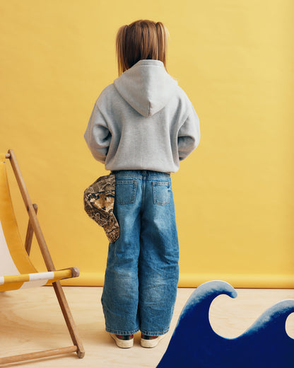 Kids Bones Zip Up | GREY MARLE