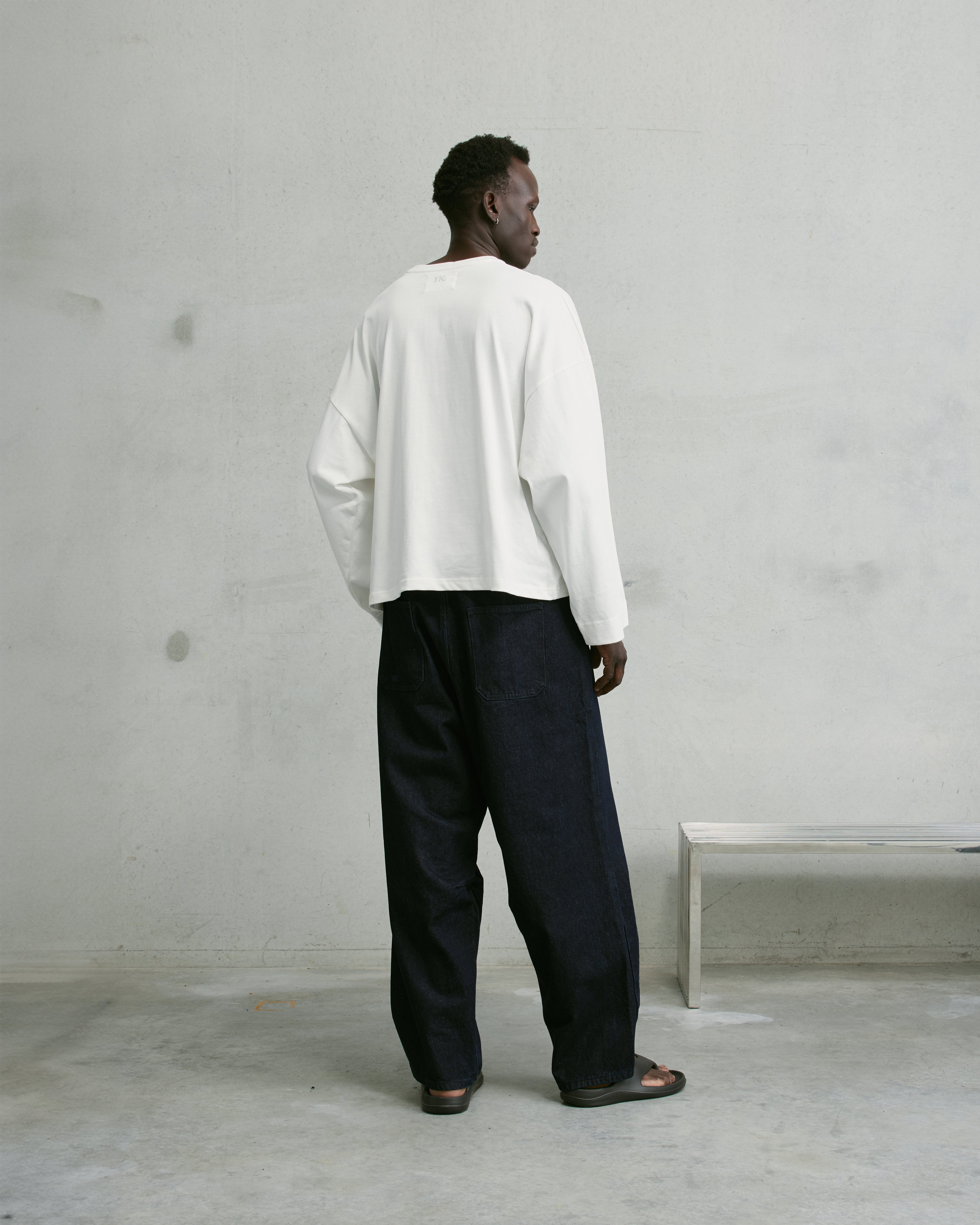 Nothing Longsleeve Tee | Cloud White