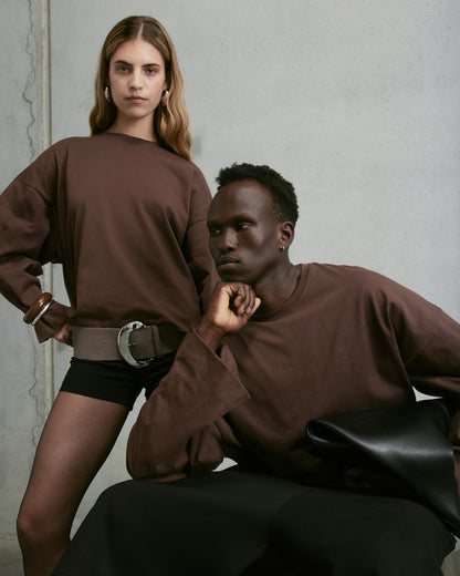 Nothing Longsleeve Tee | Hazelnut