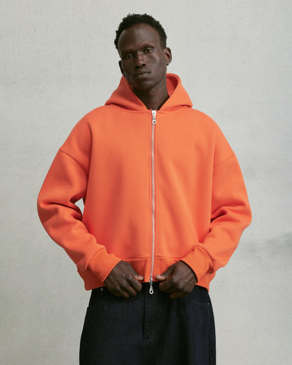 Nothing Zip Up Hoodie 2.0 | Persimmon