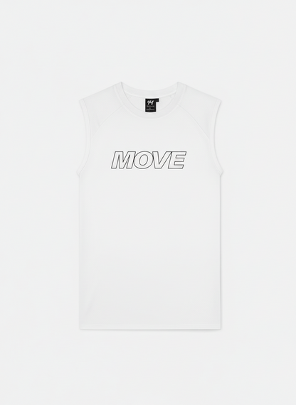 YK Move Flow Tank | White