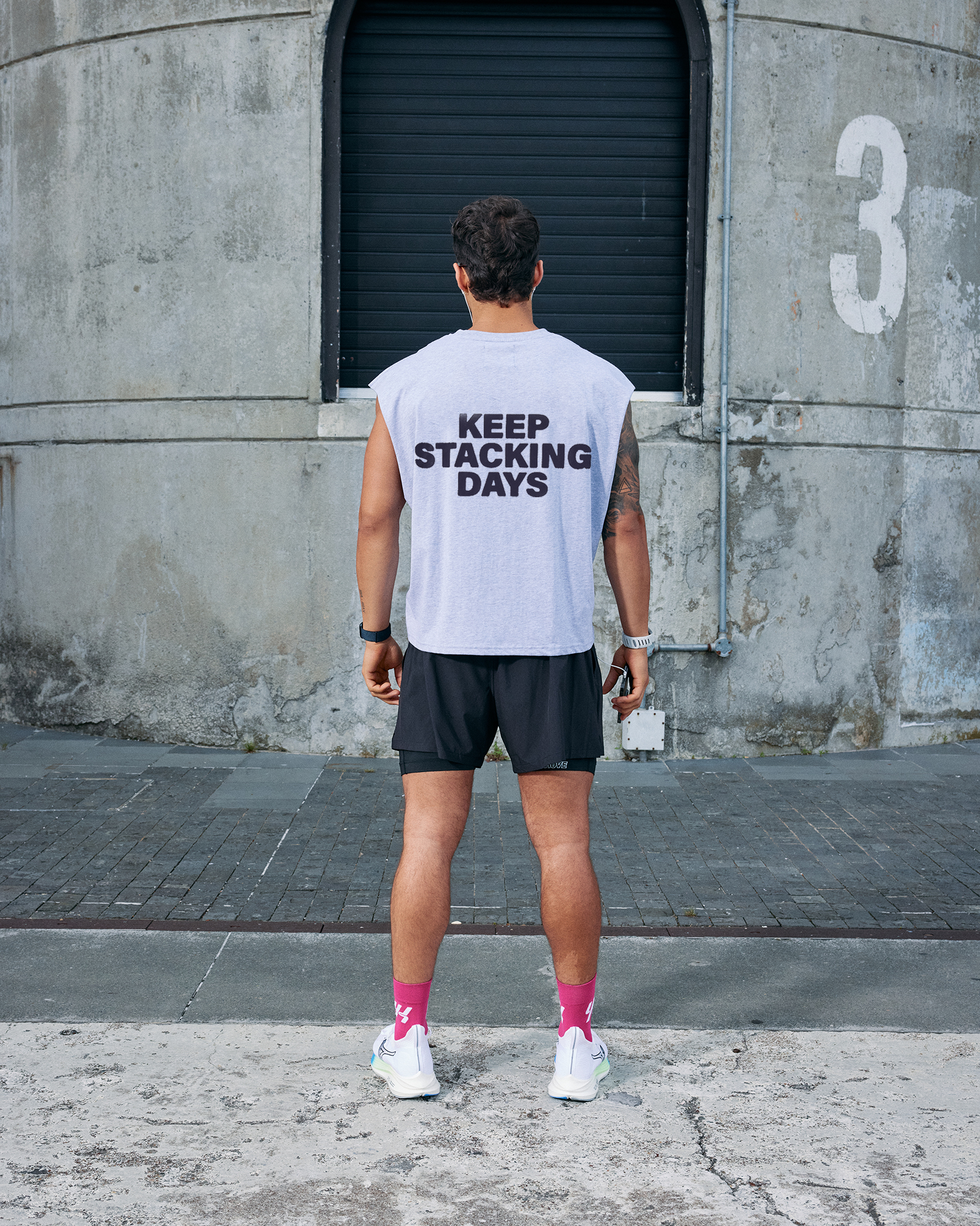 Stacking Days Tank | Grey