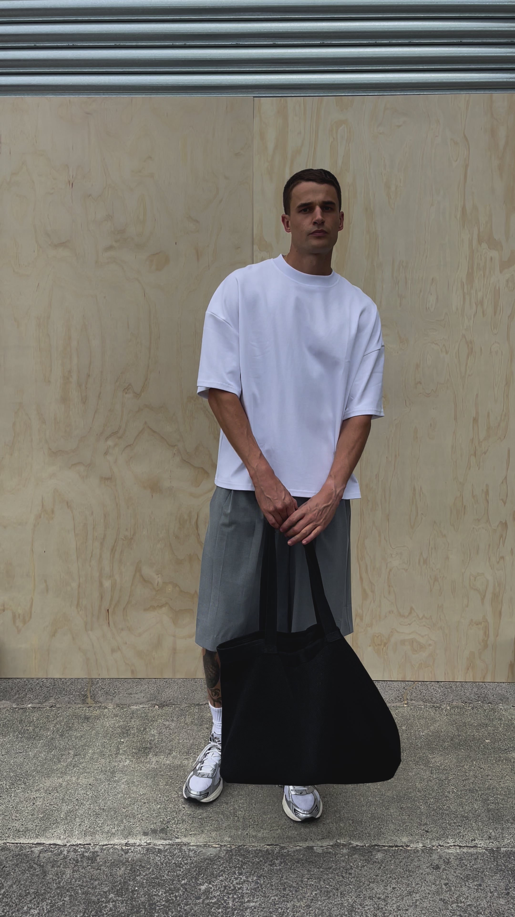 Nothing Pleated Shorts | Slate